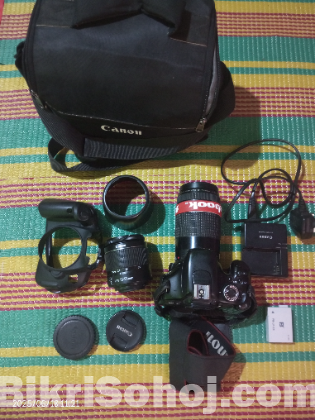 Canon 600d with 2 lens
